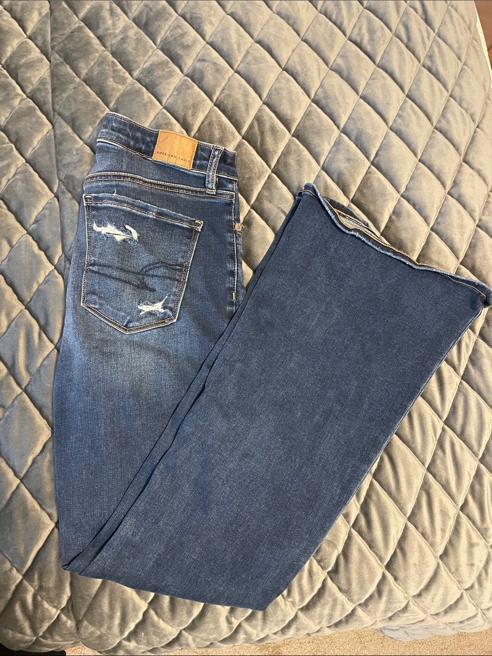 American Eagle Dark Blue Flare Jeans